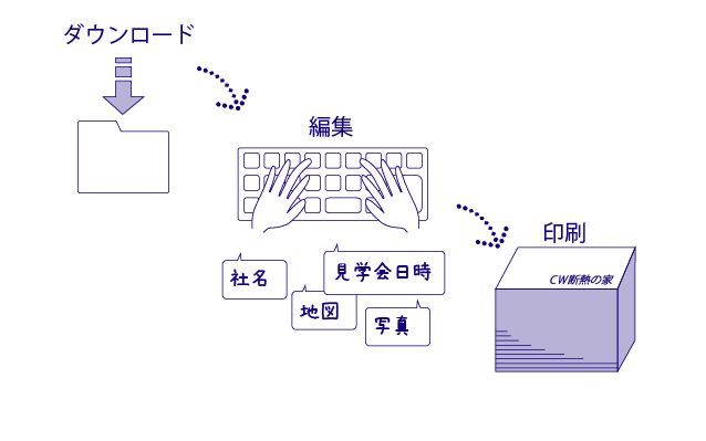 チラシ雛形データ1